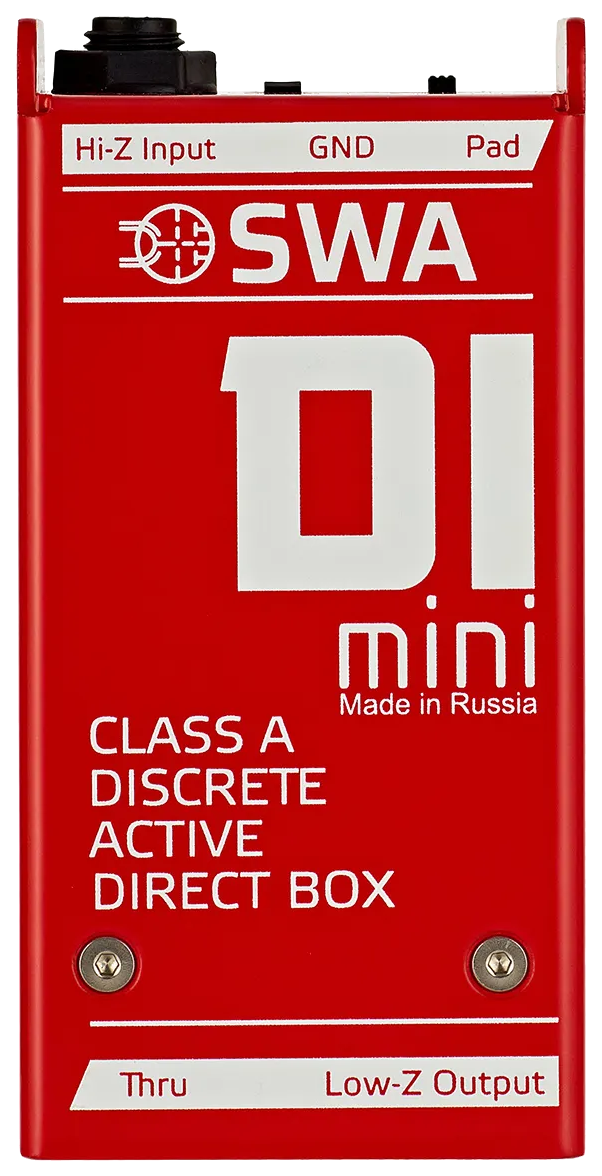 SWA D1mini — красный активный DI-бокс