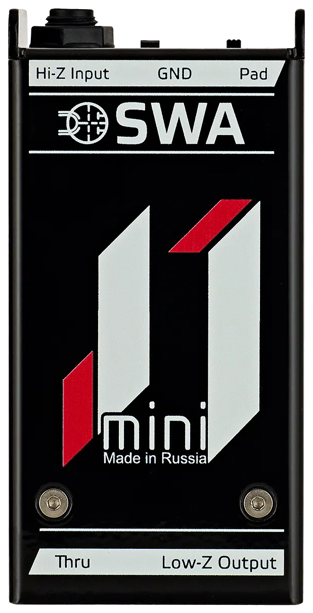SWA J1mini — чёрный пассивный DI-бокс